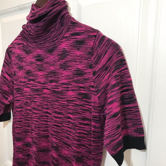 The Limited magenta marled turtleneck bodycon dress NWT - Picture 2 of 6